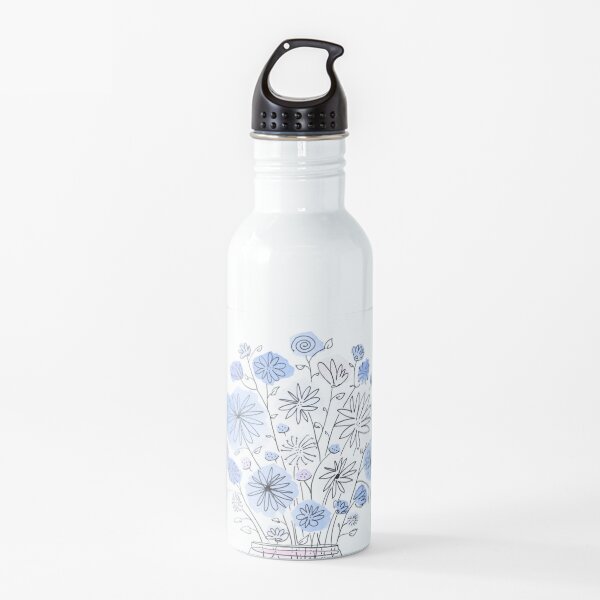 Flowers in Vase Water Bottle