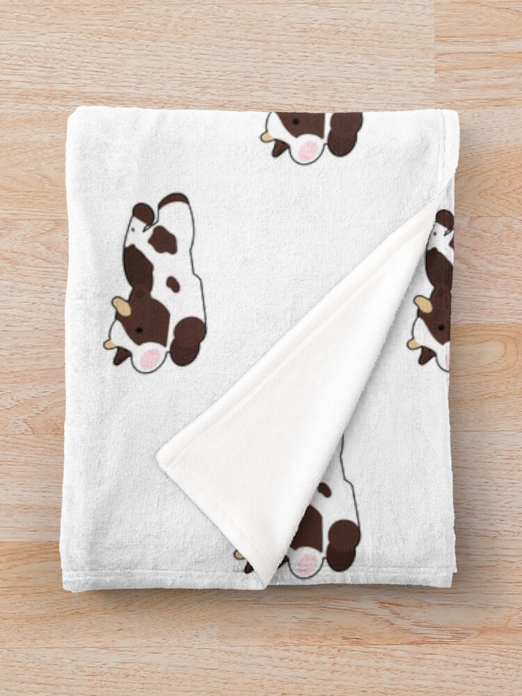 "Brown Cow" Throw Blanket by OrangeOlivia Redbubble