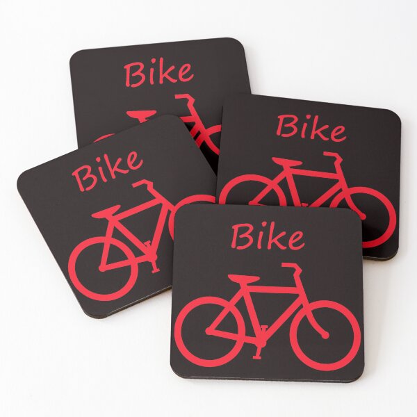 Item preview, Red Bicycle Fitness Graphic Pattern Print designed and sold by NancyMerkle.