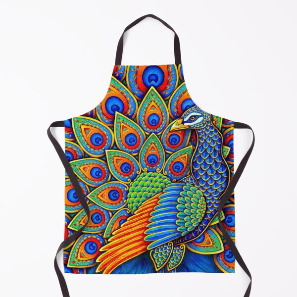Item preview, Colorful Paisley Peacock Rainbow Bird designed and sold by Rebecca Wang.