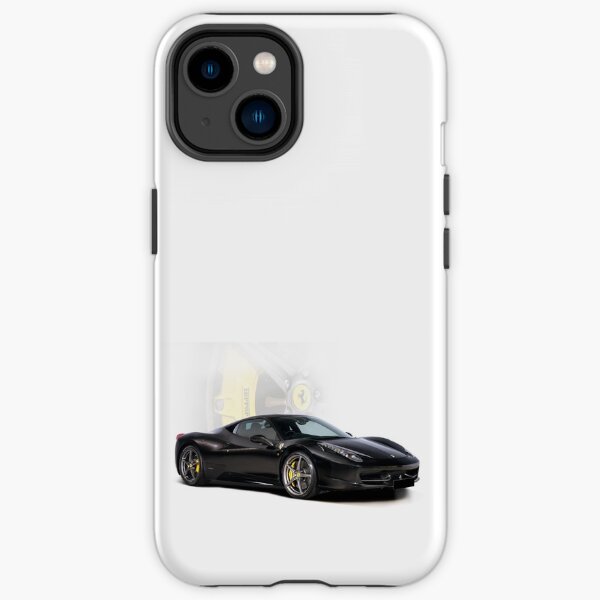 ferrari 488 gtb in Nero Daytona with wheel iPhone Tough Case