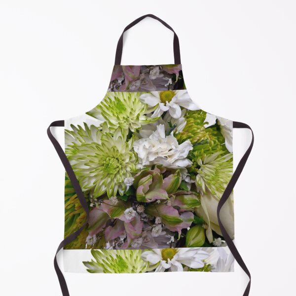 Item preview, WHITE AND GREEN FLOWERS designed and sold by Elaine Bawden.