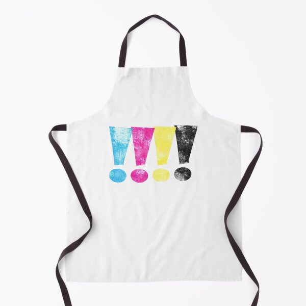 Item preview, Distressed CMYK Whee! Exclamation Point Graphic designed and sold by wheedesign.