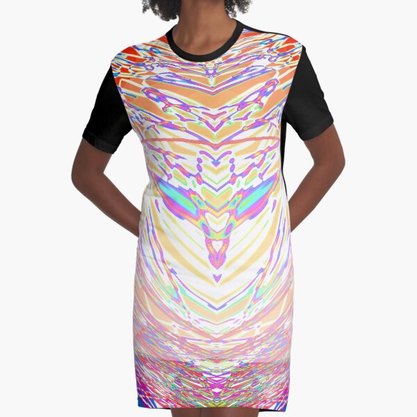 Owl Painting Graphic T-Shirt Dress