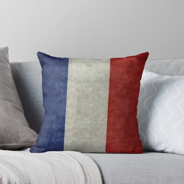 Aperçu de l'œuvre Drapeau de la France, style rétro vintage créée et vendue par Bruiserstang.