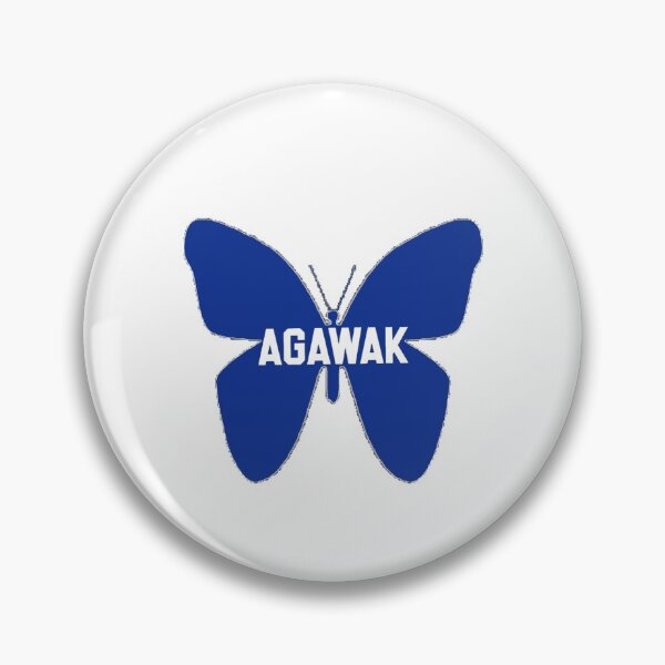Item preview, Agawak Camp Letters Inside Blue Monarch Butterfly designed and sold by byemma.