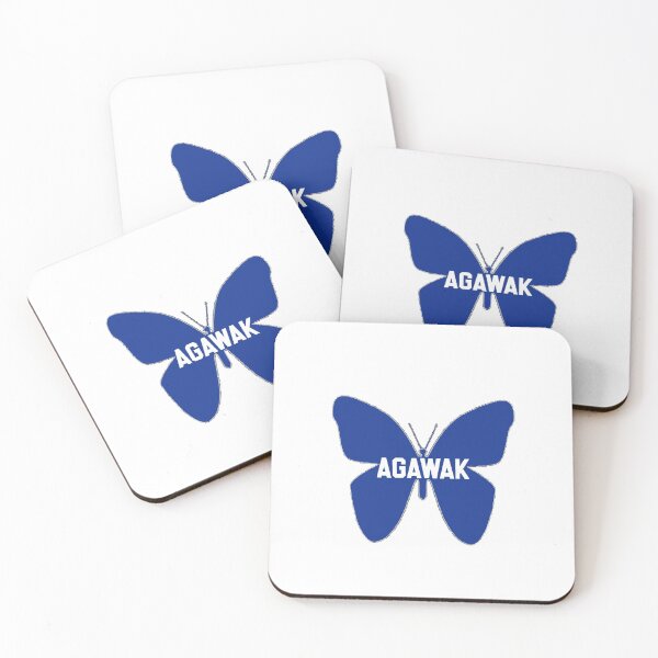 Item preview, Agawak Camp Letters Inside Blue Monarch Butterfly designed and sold by byemma.