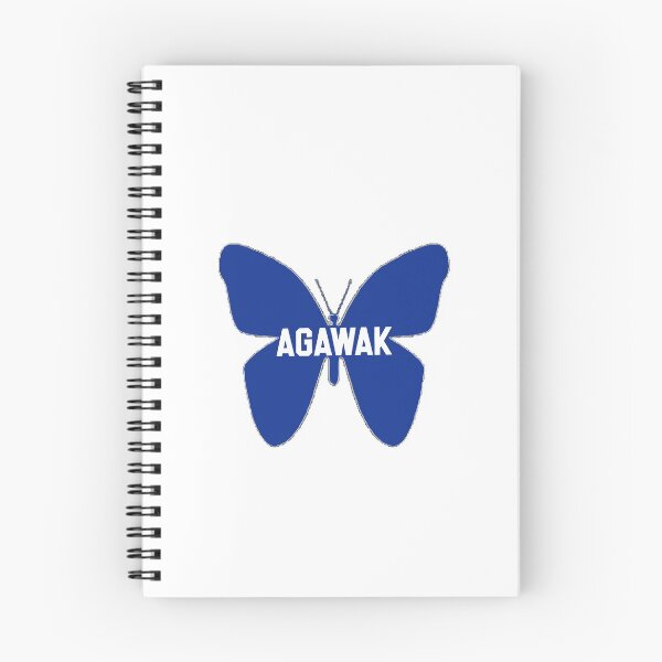 Item preview, Agawak Camp Letters Inside Blue Monarch Butterfly designed and sold by byemma.