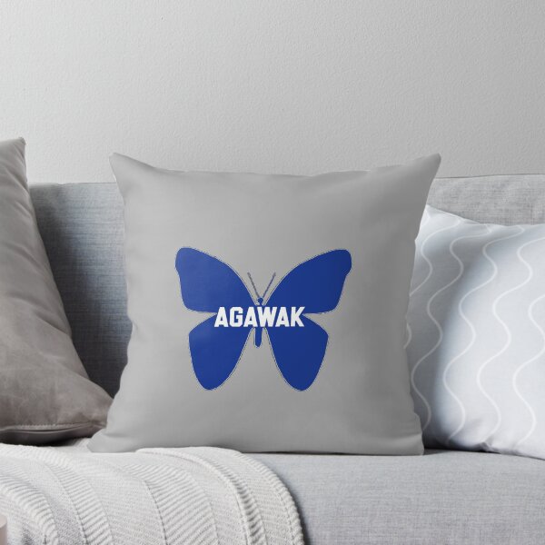 Item preview, Agawak Camp Letters Inside Blue Monarch Butterfly designed and sold by byemma.