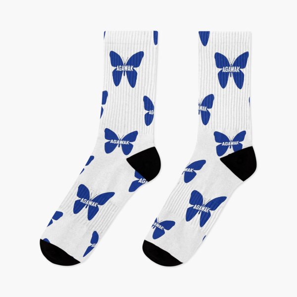 Item preview, Agawak Camp Letters Inside Blue Monarch Butterfly designed and sold by byemma.
