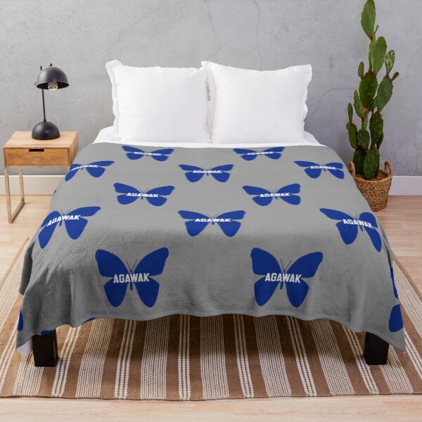 Item preview, Agawak Camp Letters Inside Blue Monarch Butterfly designed and sold by byemma.