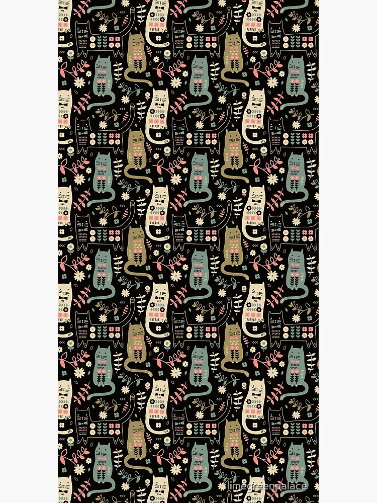 Thumbnail 3 of 3, Duffle Bag, Cat Folk designed and sold by limegreenpalace.