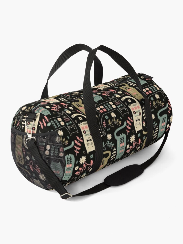 Duffle Bag, Cat Folk  designed and sold by limegreenpalace