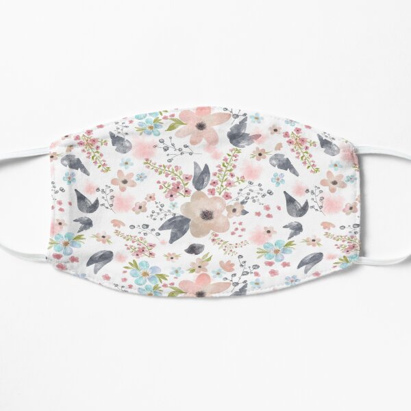 Floral Daisy Pattern Mask