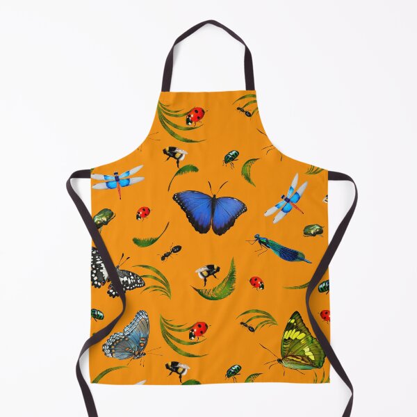 Item preview, Tropical,Butterflies,ladybugs,bees,dragonflies,insects pattern. designed and sold by MariaMarinova.