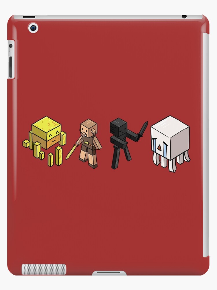 Minecraft Nether Mobs Ipad Case Skin By Cu Redbubble