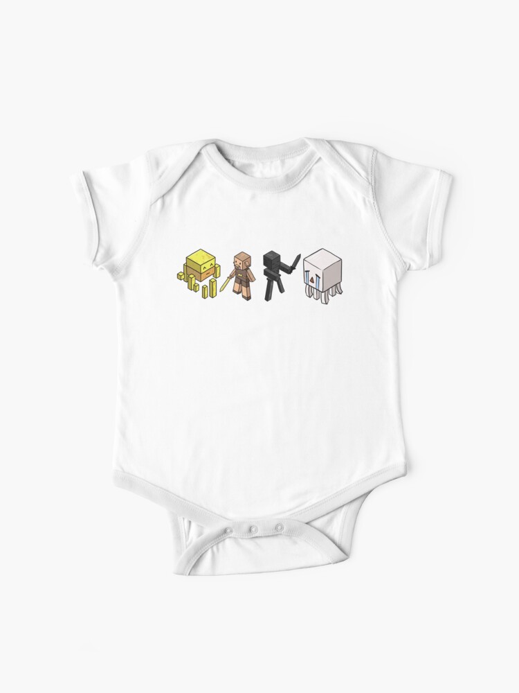 Minecraft Nether Mobs Baby One Piece By Cu Redbubble