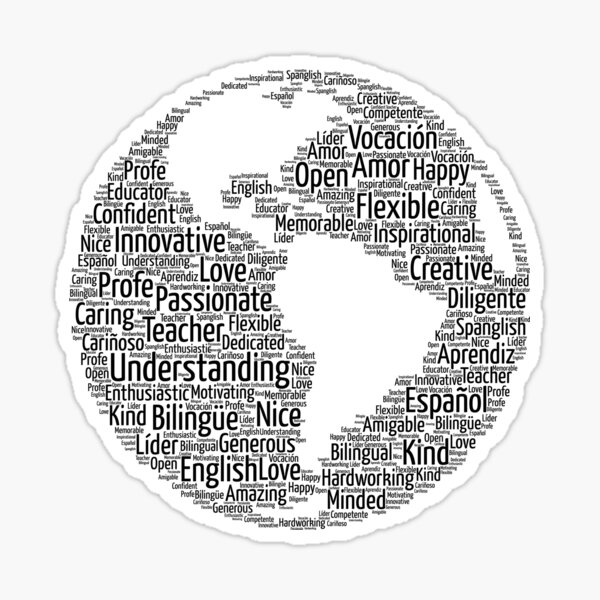 Item preview, Global Bilingual Educator designed and sold by IslaDigital.