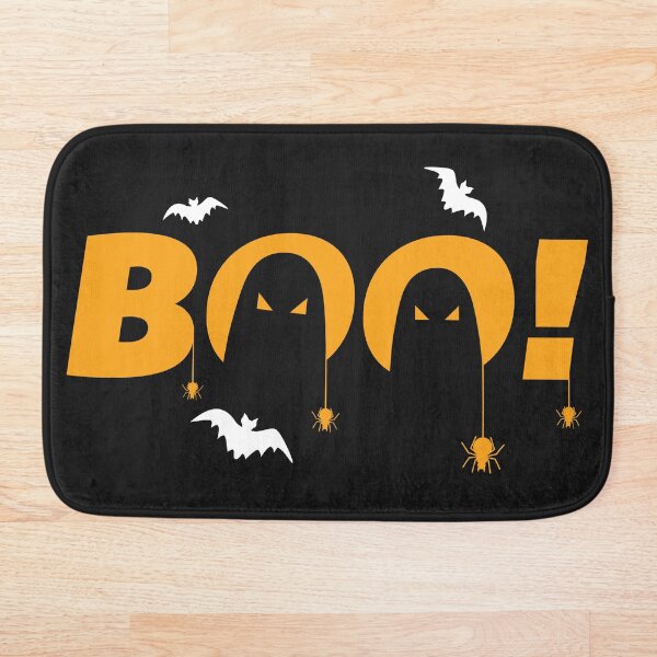 Item preview, dark background with bats ghosts designed and sold by dogan ksa.