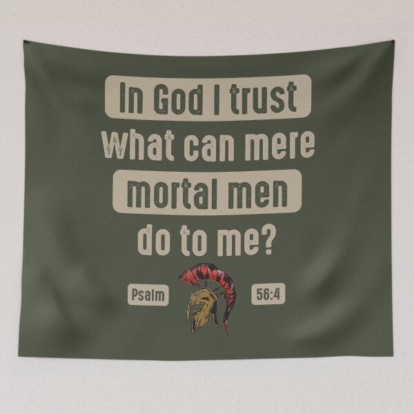 Item preview, In God I Trust Psalms Bible Verse designed and sold by ShareYourFaith.