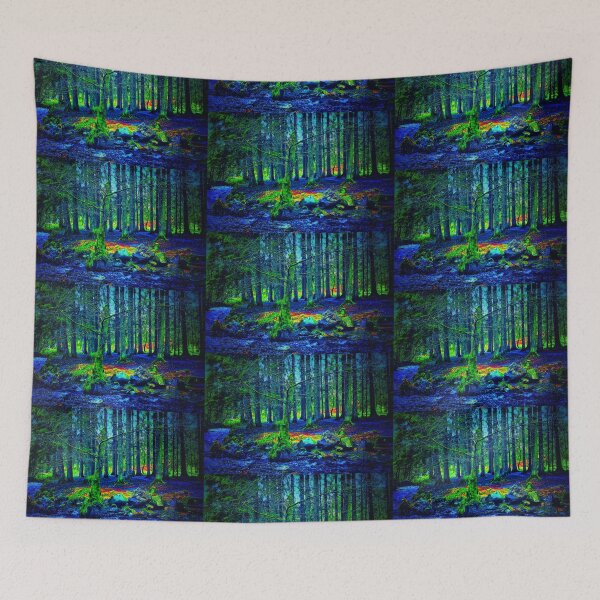 Item preview, Abstract Trees in Loch Ard Forest designed and sold by GillianSweeney.