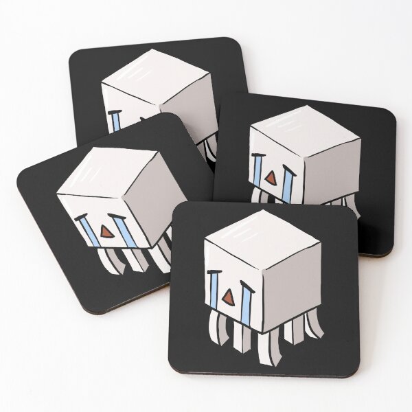 Item preview, Cute isometric Ghast designed and sold by cu-b3.
