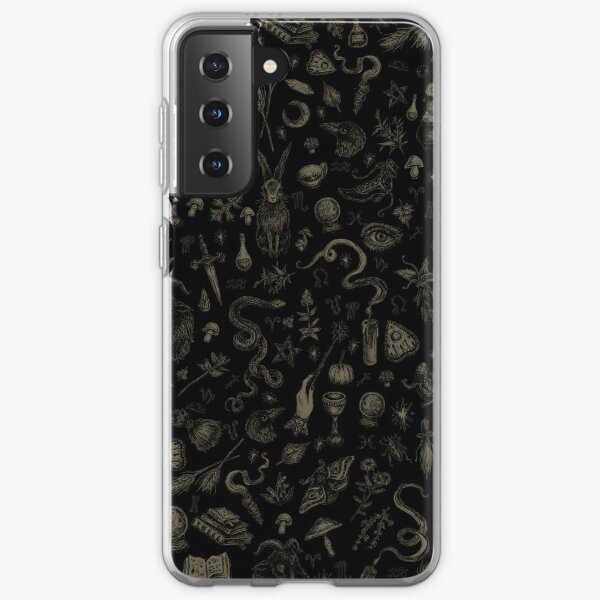 Just Witch Things (black and beige) Samsung Galaxy Soft Case