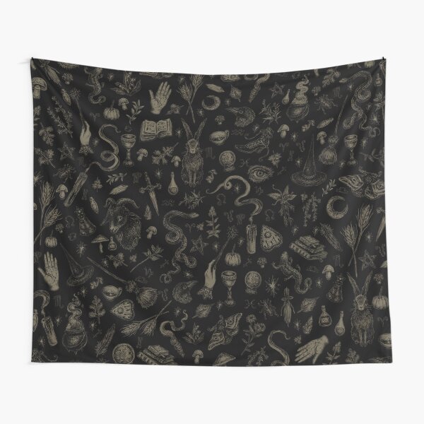 Item preview, Just Witch Things (black and beige) designed and sold by Brett Manning.