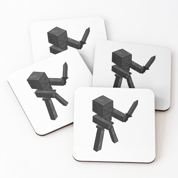 Item preview, Cute isometric Wither Skeleton designed and sold by cu-b3.