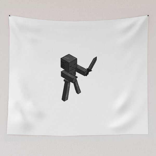 Item preview, Cute isometric Wither Skeleton designed and sold by cu-b3.