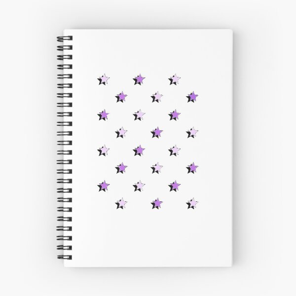 Item preview, UPDATED Variety Pack of Small Purple Shadowed Stars Design for Stickers and Other Products designed and sold by byemma.
