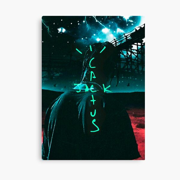 Jack Cactus Neon Impression sur toile