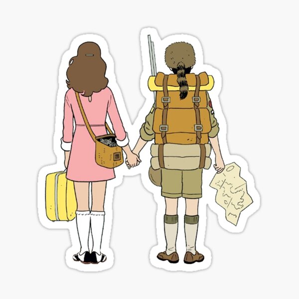 Moonrise Kingdom - Suzy & Sam Sticker