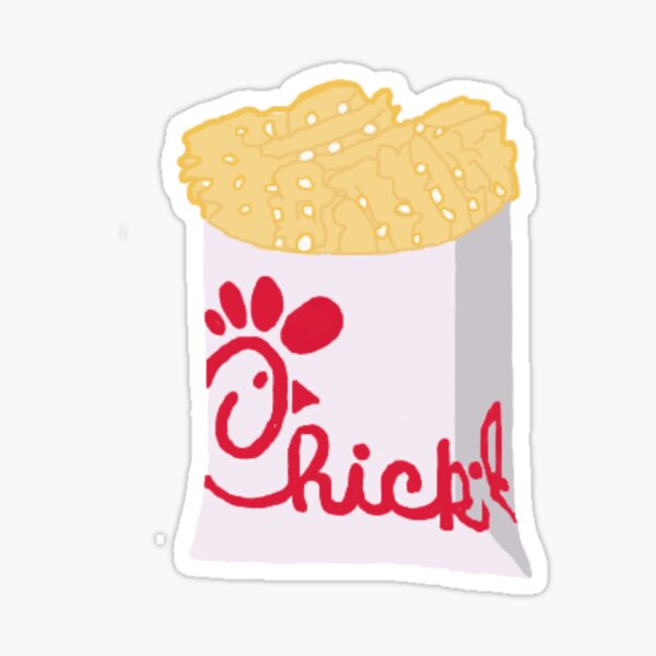 CFA fries Sticker