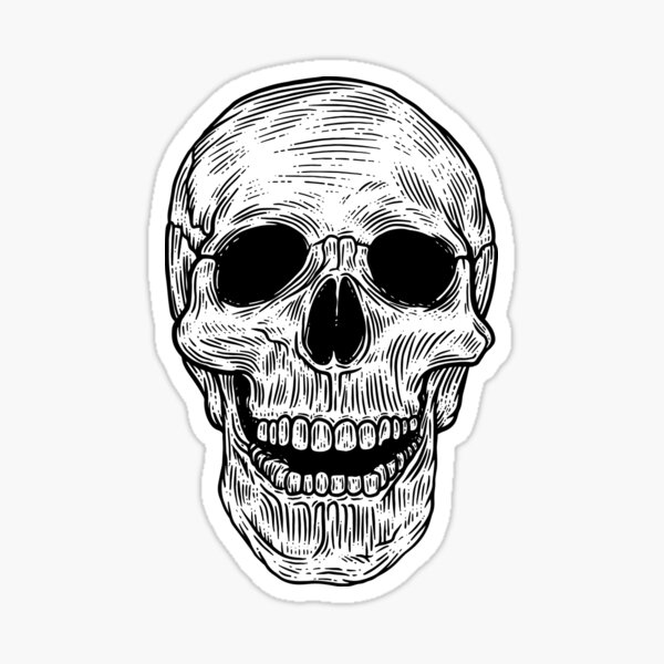 Item preview,  Skull engraving  designed and sold by Elena Shmidt.