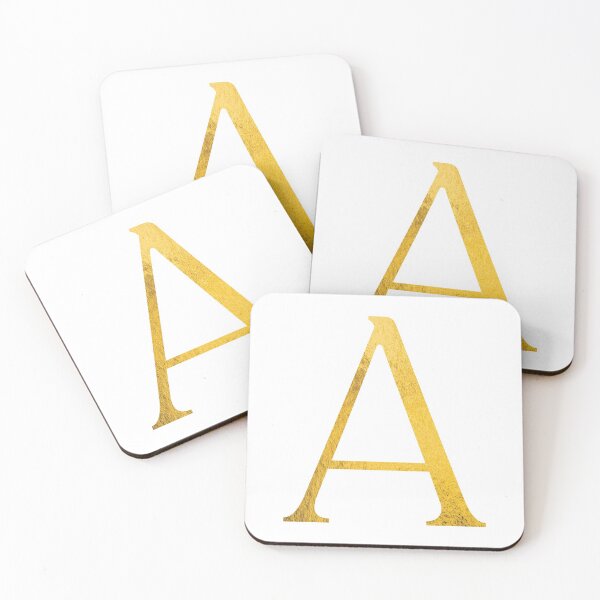 Item preview, Faux Gold Foil minimal and modern alphabet - Letter A designed and sold by capt-natalie.