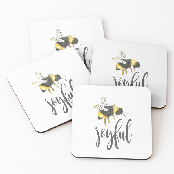 Item preview, Bee Joyful - Short quote designed and sold by latiendadearyam.
