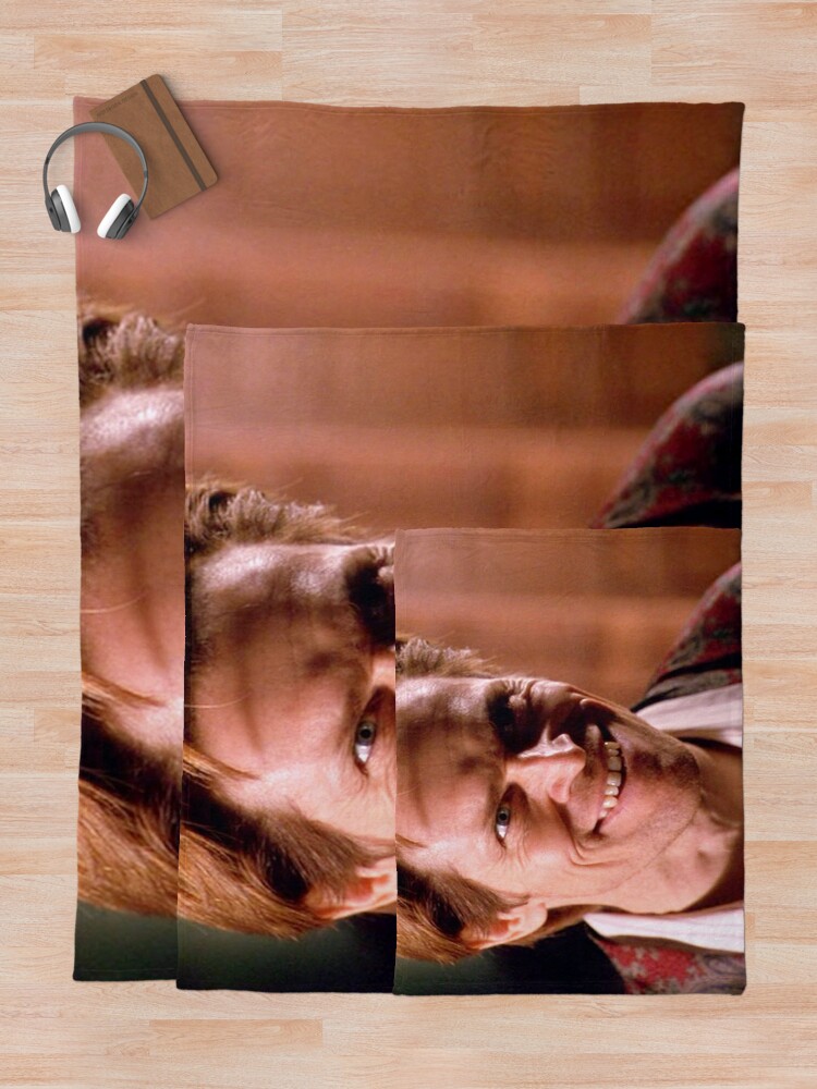 Thumbnail 5 of 6, Throw Blanket, Willem is happy designed and sold by Cuttintees.