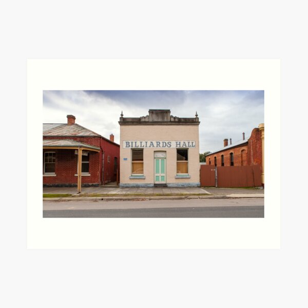 Billiards Hall, Chiltern Art Print