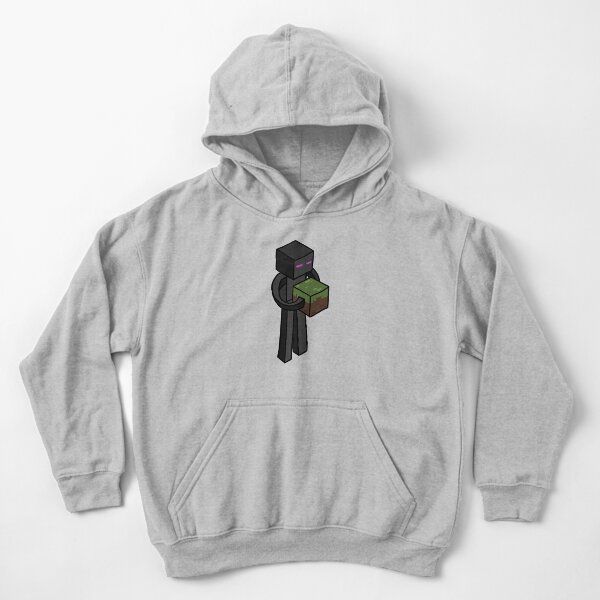 Cute isometric Enderman Kids Pullover Hoodie