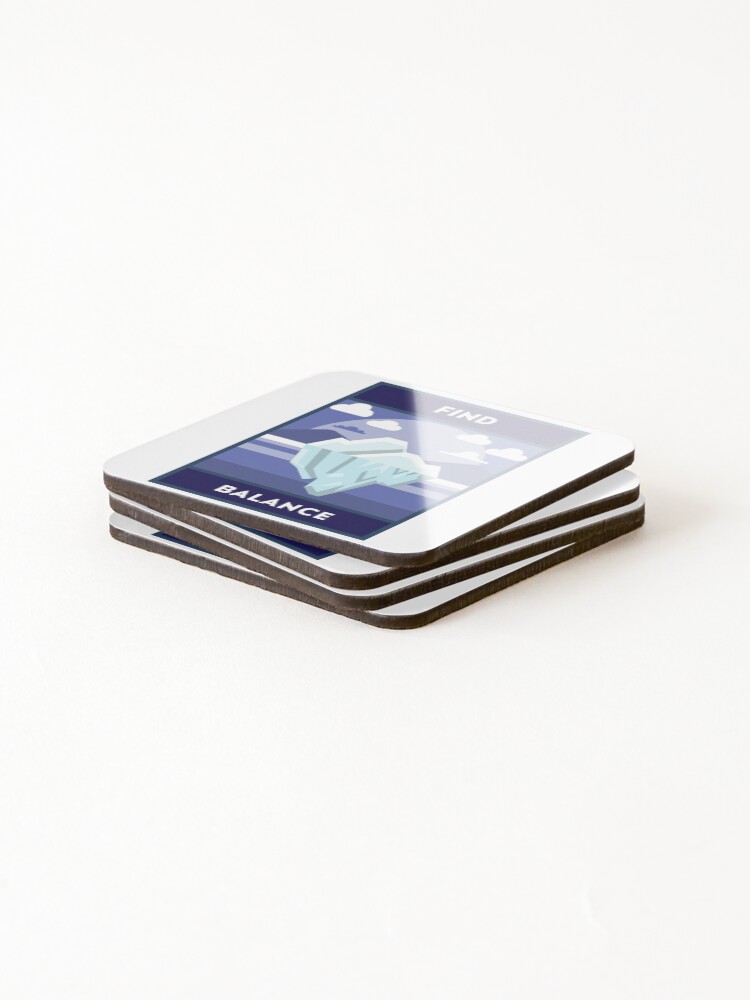 Thumbnail 4 of 5, Coasters (Set of 4), Find Balance designed and sold by Keith49.