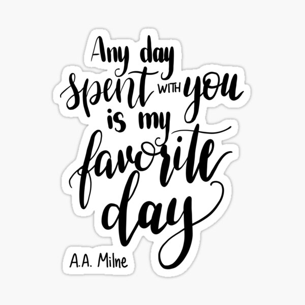 AA Milne, Rainy Day, Puddles Quote, Wall Art Stickers Decal, Winnie the  Pooh
