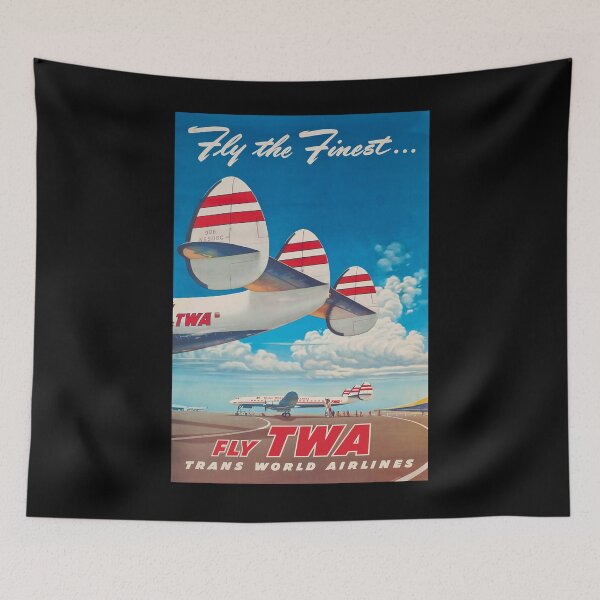Artikelvorschau, Fly the Finest vintage travel poster entworfen und verkauft von stickart-marek.