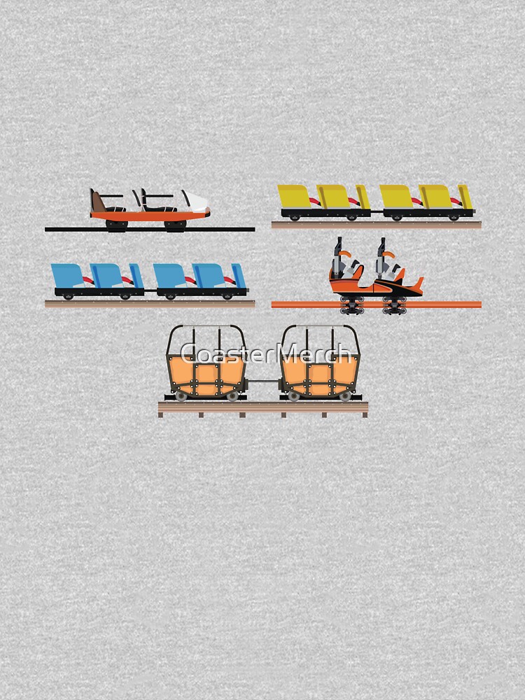 Indiana Beach Coaster Cars Design by CoasterMerch