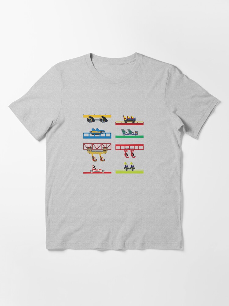 Alternate view of Six Flags Discovery Kingdom Coaster Cars Essential T-Shirt