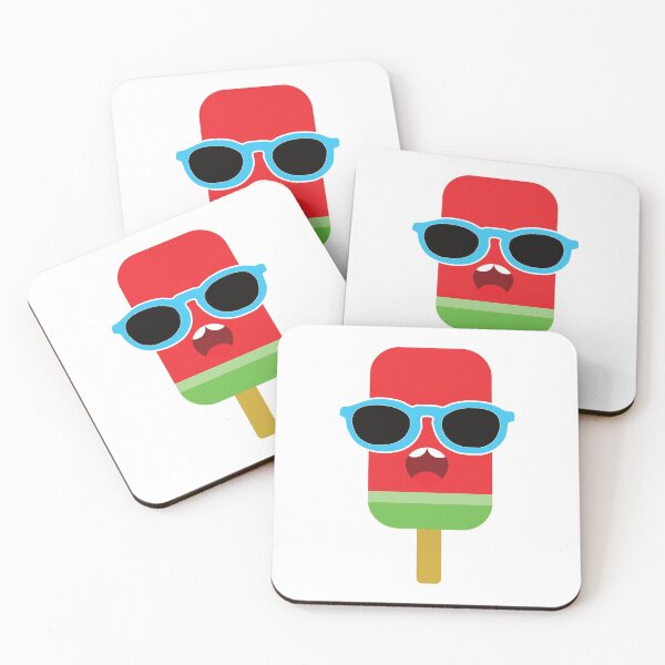 Item preview, kawaii popsicle with glasses designed and sold by Babmk.