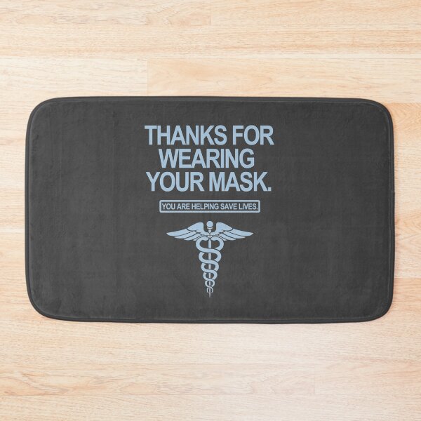 Item preview, Thanks for wearing your mask. You are helping save lives. designed and sold by Thelittlelord.