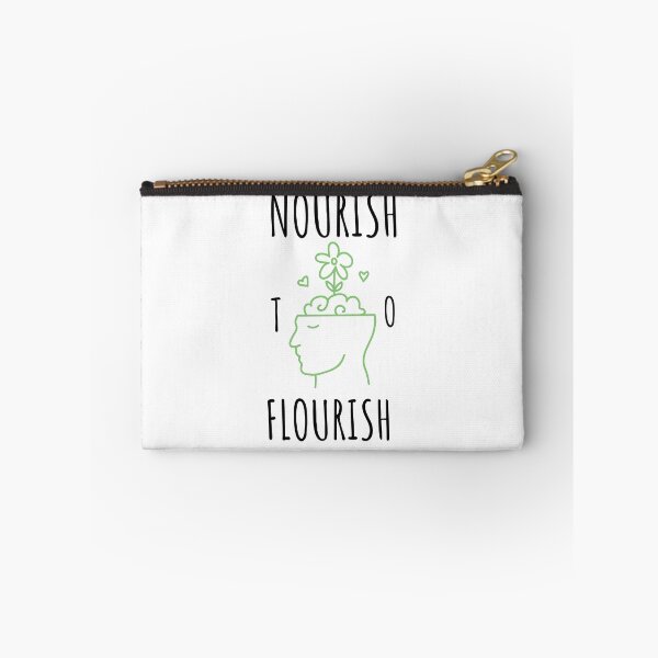 Item preview, Nourish to Flourish (Black/Green) designed and sold by lillianya.