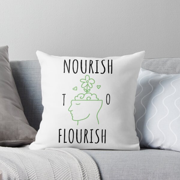 Item preview, Nourish to Flourish (Black/Green) designed and sold by lillianya.