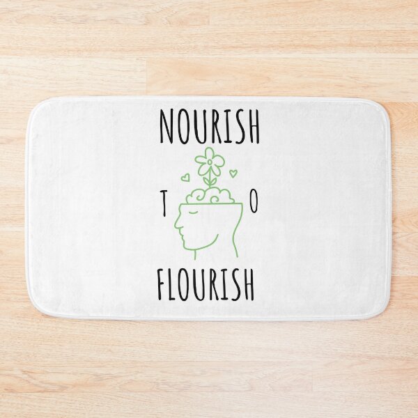 Item preview, Nourish to Flourish (Black/Green) designed and sold by lillianya.